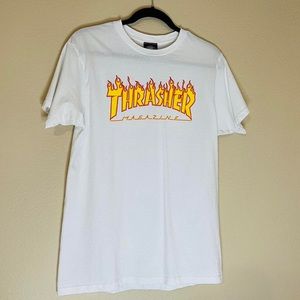 White THRASHER tee shirt size Medium (men’s)